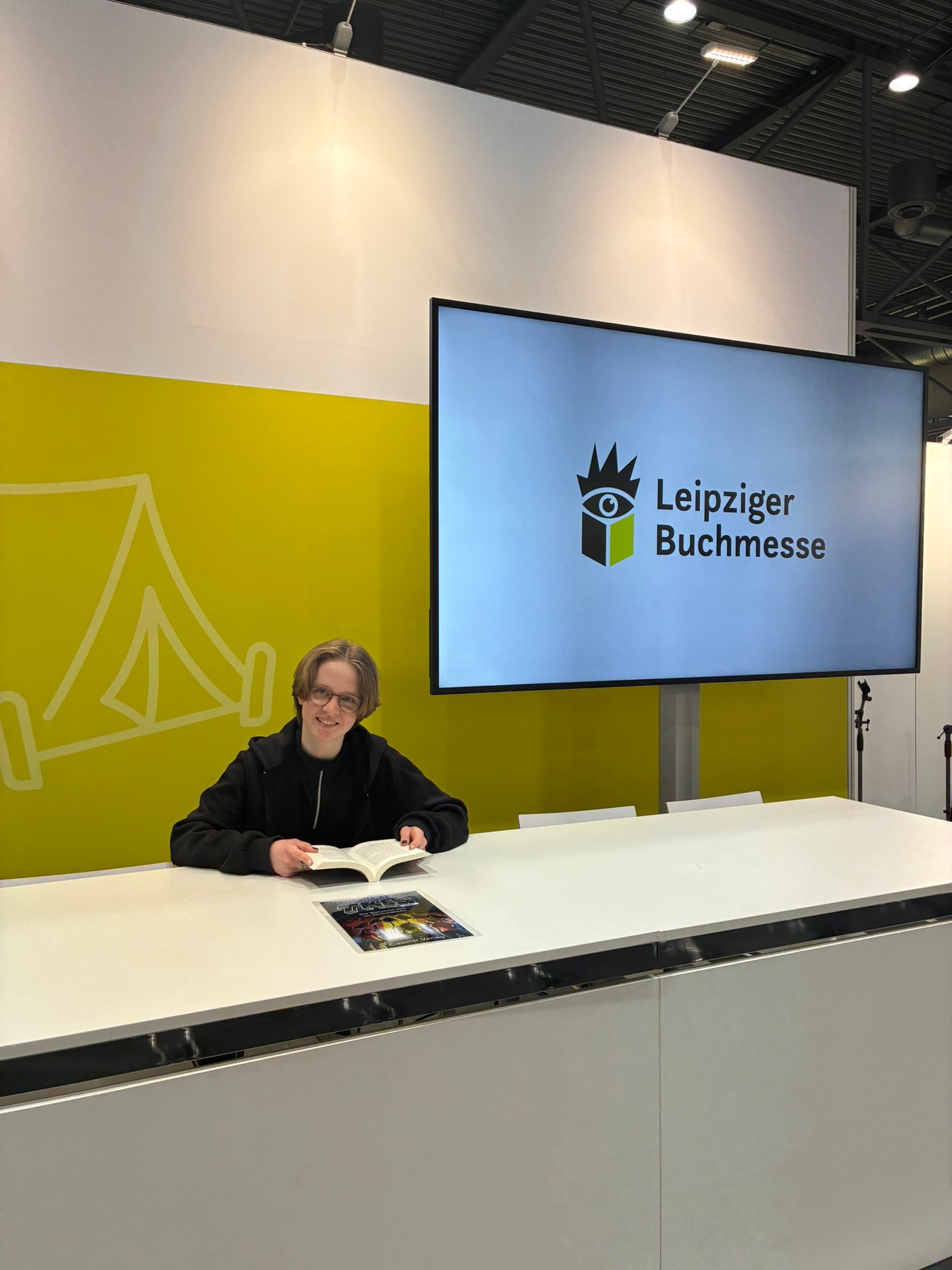 Lesung TRES: Die Wahrheit lebt im Verborgenen von Maribelle Aßmus auf der Leipziger Buchmesse